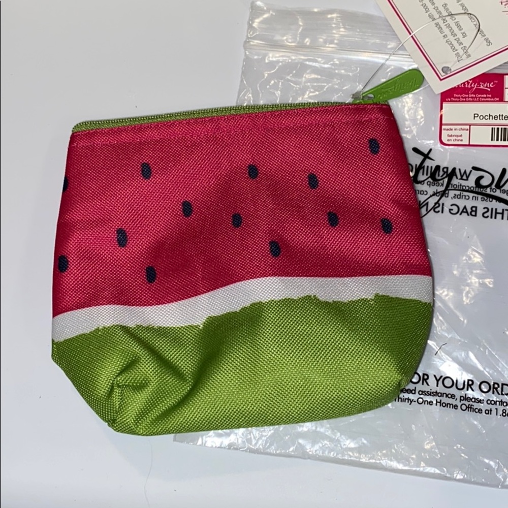Retired print thirty one Cool Zip snacker pouch